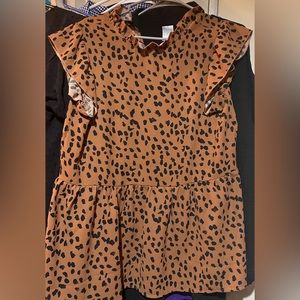 Cheetah print shirt